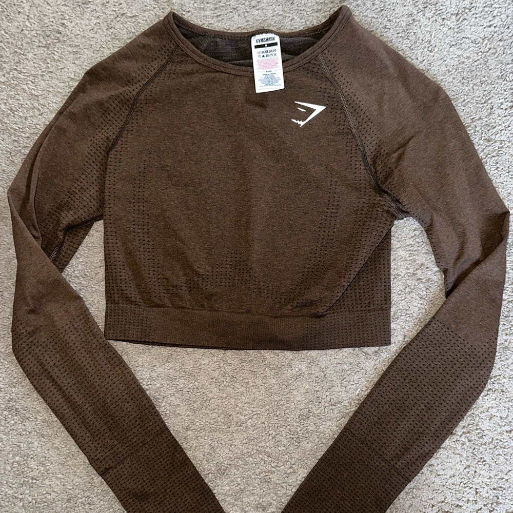 Gymshark Vital Women's Brown Crop Top